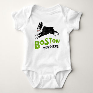 Boston Terriers Baby Bodysuit