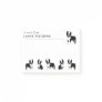 Boston Terriers Cute Black and White Dogs Post-it Notes