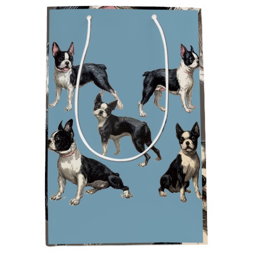 Boston Terriers Medium Gift Bag