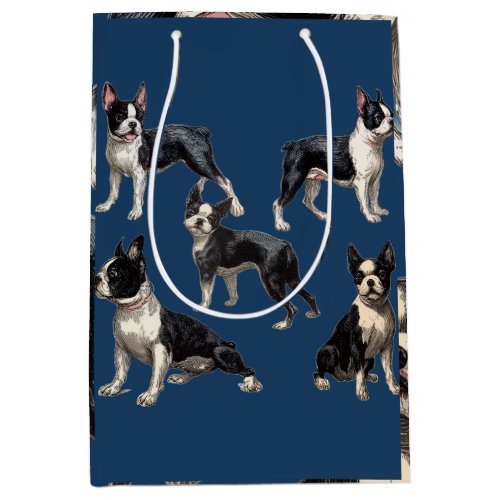 Boston Terriers Medium Gift Bag