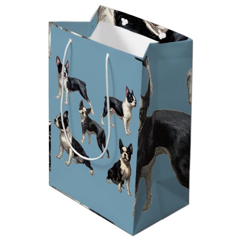 Boston Terriers Medium Gift Bag