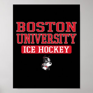 Boston Terriers Vintage Team Ice Hockey - Neutral Poster