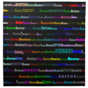 Boston Text Design I Napkin