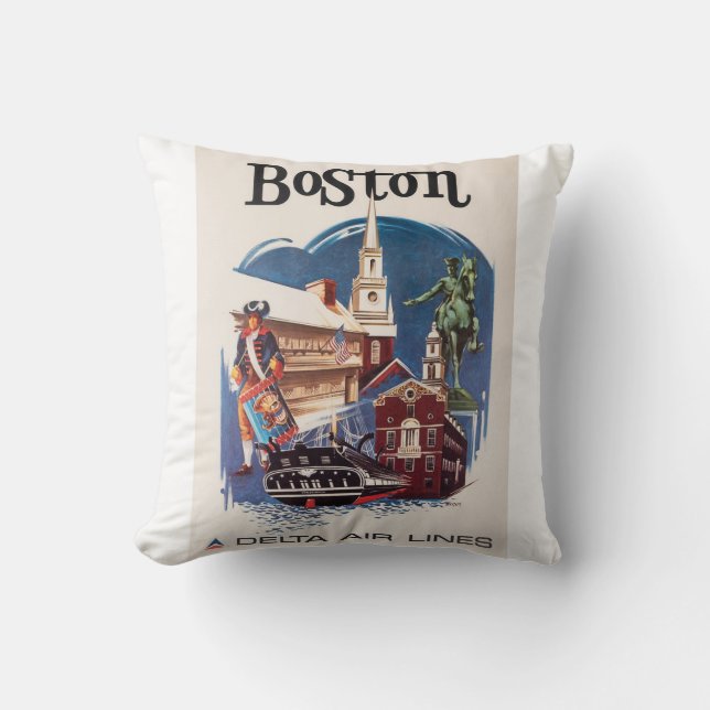 BOSTON THROW PILLOW (Front)