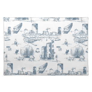 Boston Toile Cloth Placemat