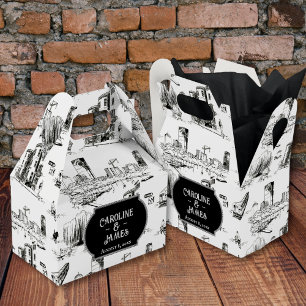 Boston Toile Personalized Favor Box