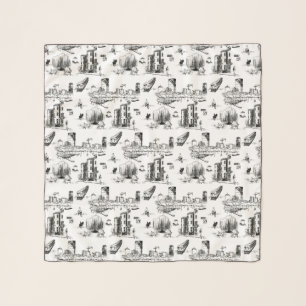 Boston Toile Scarf