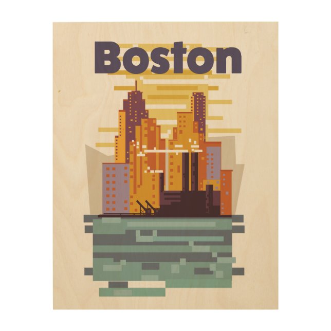 Boston Travel poster (Front)