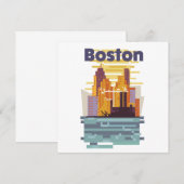 Boston Travel poster (Front/Back)