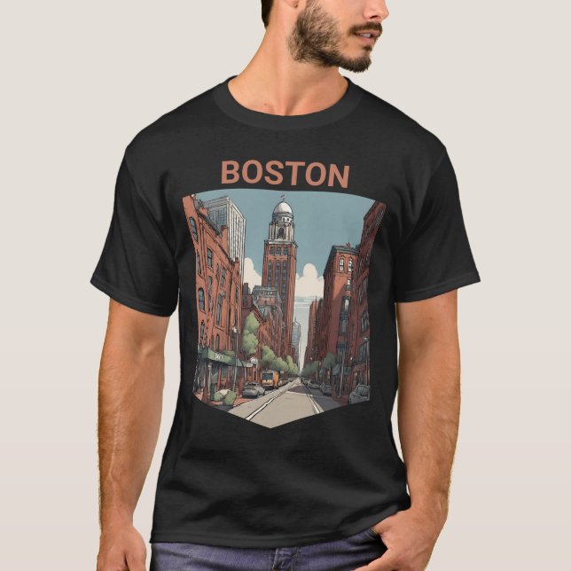 Boston Traveler A Delightful Gift Idea T-Shirt (Front)