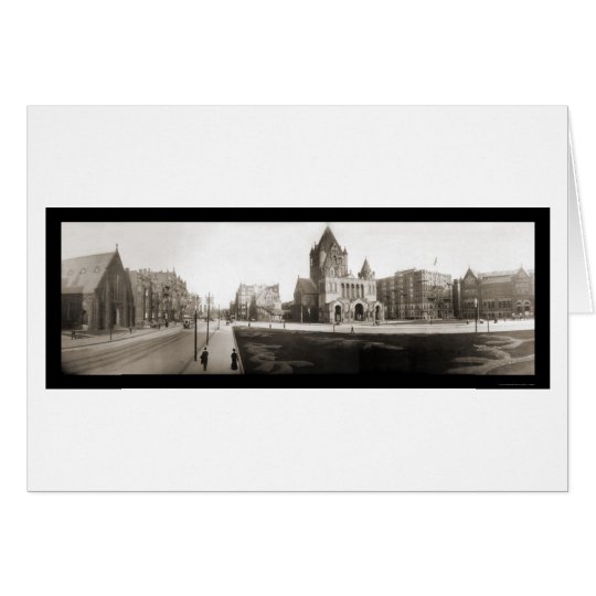 Boston Trinity Church Photo 1903 Card