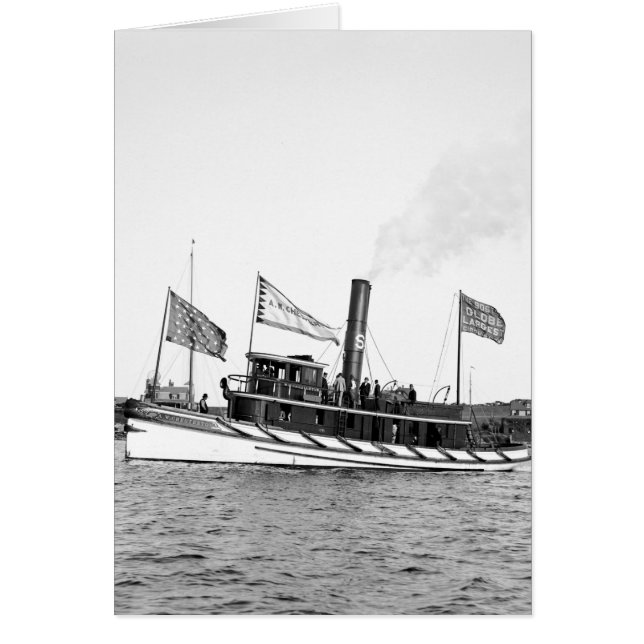 Boston Tugboat: late 1800s Cards (Front)
