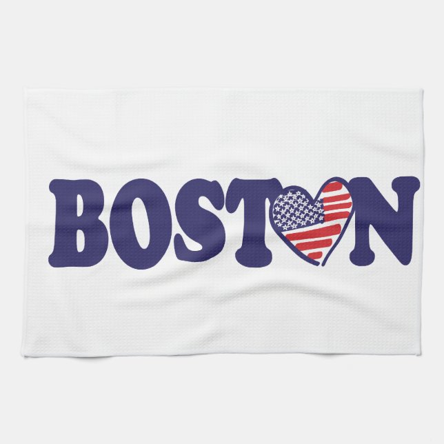Boston USA Kitchen Towel (Horizontal)