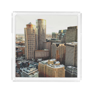 Boston view acrylic tray