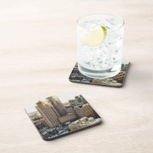 Boston view beverage coaster