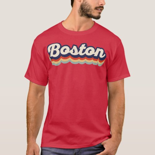 Boston Vintage Colors T_Shirt