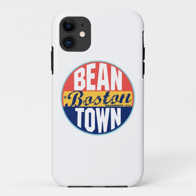 Boston Vintage Label Case-Mate iPhone Case (Back)