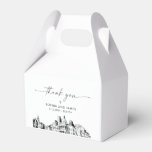 Boston Wedding Personalized Favor Box