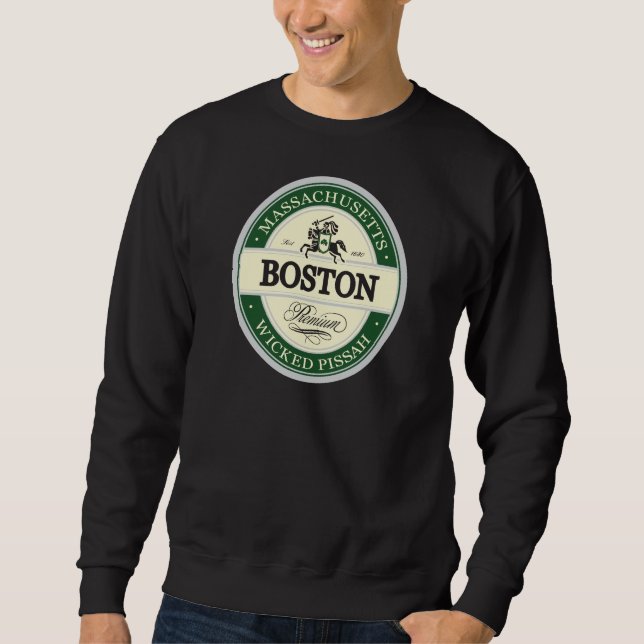 boston - wicked pissah sweatshirt (Front)