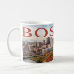 Boston&#39;s Autumn Embrace: Harbor Heritage and City  Coffee Mug