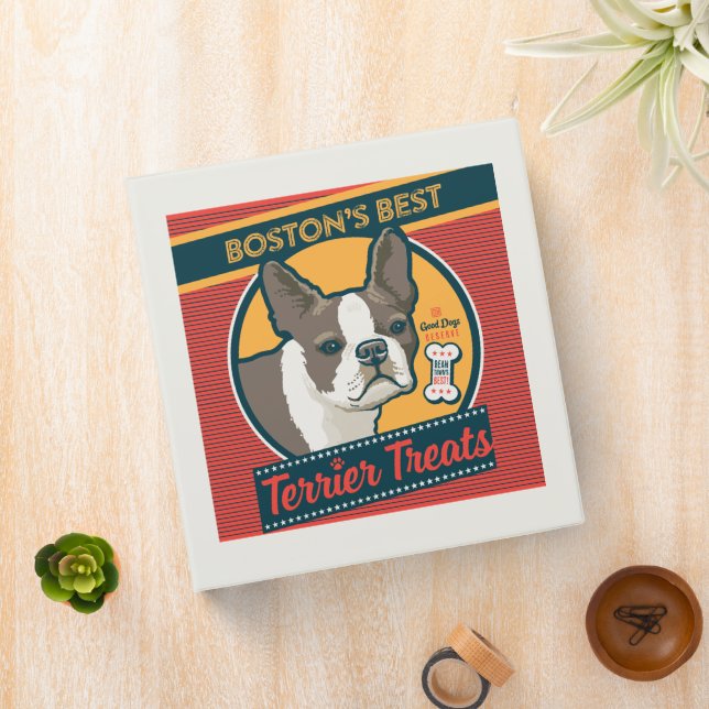 Boston's Best Terrier Treats 3 Ring Binder (In Situ)