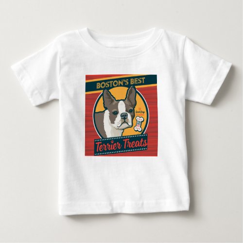 Bostons Best Terrier Treats Baby T_Shirt