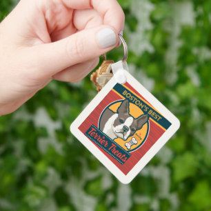 Boston's Best Terrier Treats Keychain