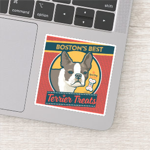Boston's Best Terrier Treats Sticker