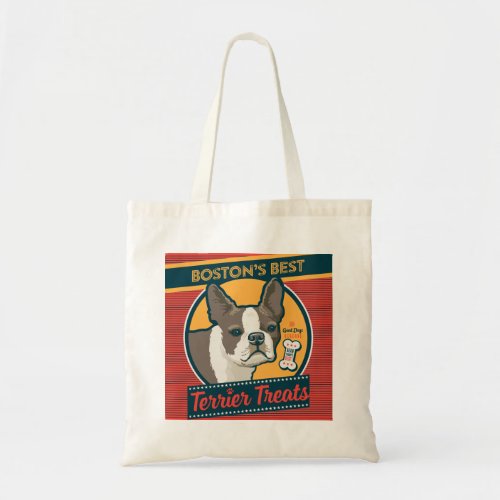 Bostons Best Terrier Treats Tote Bag