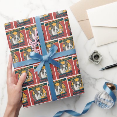 Boston's Best Terrier Treats Wrapping Paper