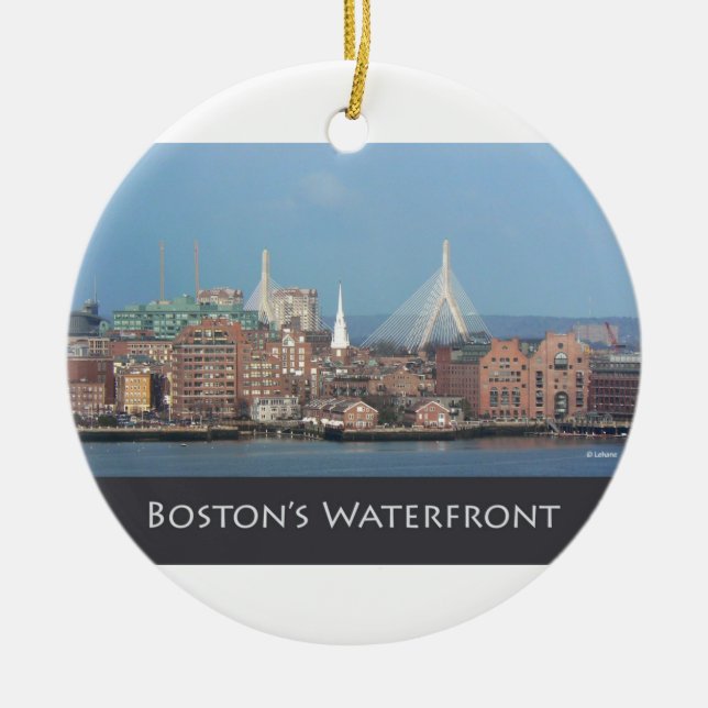Boston's Scenic Waterfront Ornament (Front)