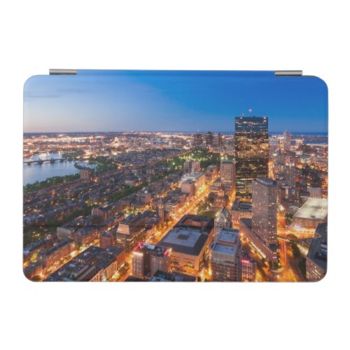 Bostons skyline at dusk iPad mini cover