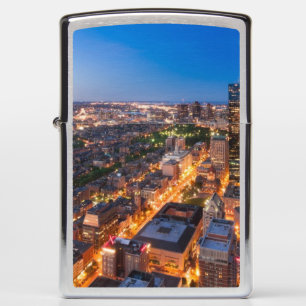 Boston's skyline at dusk zippo lighter