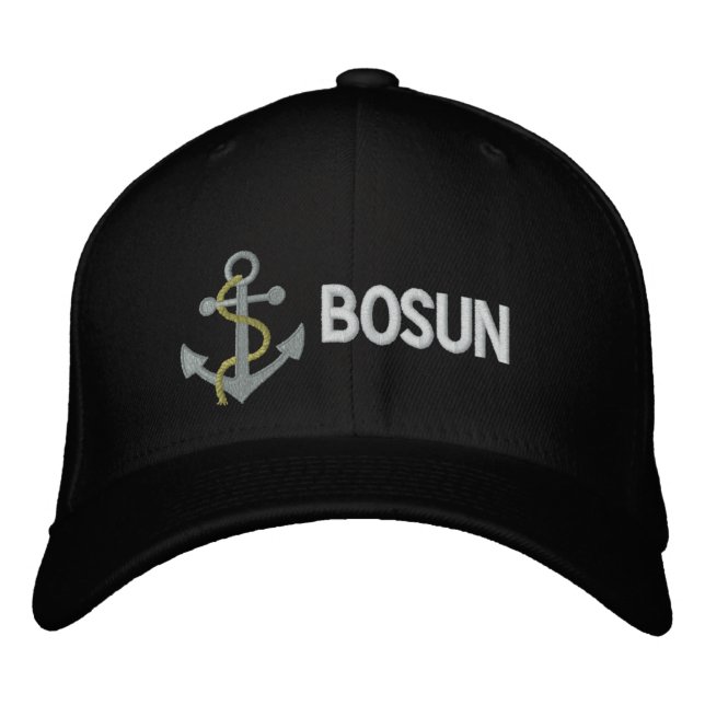 BOSUN Yacht Embroidered Cap (Front)