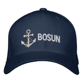 BOSUN Yacht Embroidered Cap Blue