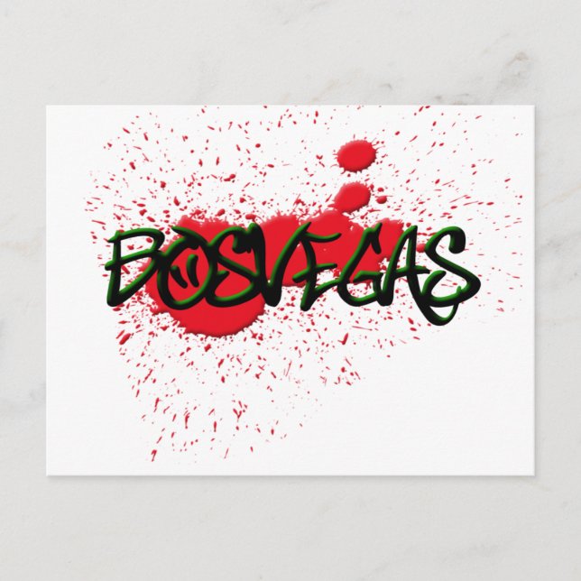 Bosvegas Postcard (Front)