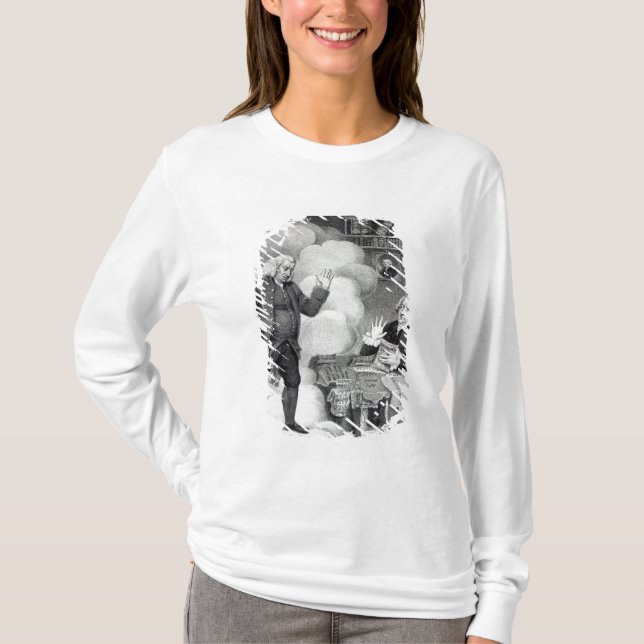 Boswell and the Ghost of Samuel Johnson T-Shirt (Front)