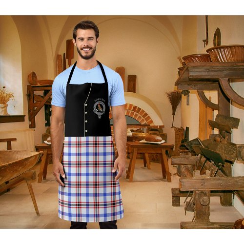 Boswell Clan Badge  Tartan Kilt Apron