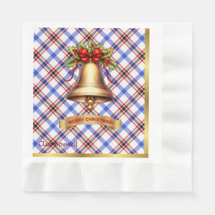 Boswell Personalized Tartan Christmas Napkins