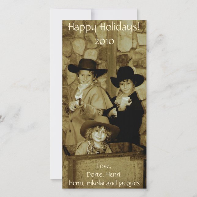 Bot Boys Holiday Card (Front)