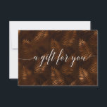 BOTANIC BUSINESS CERTIFICATE<br><div class="desc">Immerse your clients in the soothing allure of nature with this elegant botanical-themed editable gift certificate. Featuring a brown background adorned with detailed fern leaves, this design radiates tranquility and sophistication—perfect for businesses in the wellness, beauty, or spa industries. Its versatile style complements services such as massage therapy, skincare treatments,...</div>