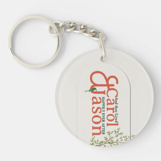 Botanic Happily Ever After Wedding Keyring