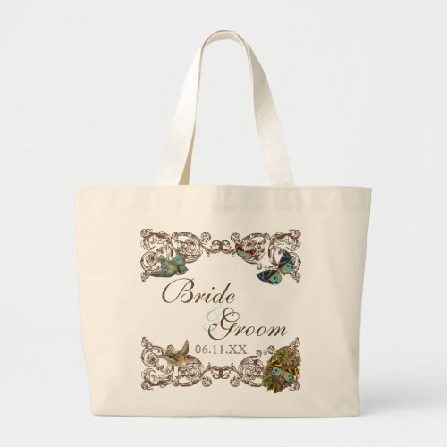 Botanica Wedding Ensemble _ Personalized Tote Bag