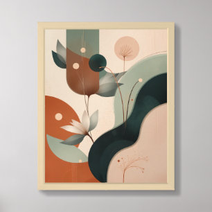 Botanical Abstract Framed Art