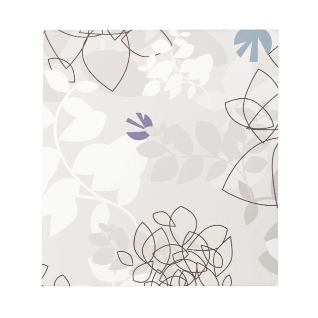 Botanical Abstract Notepad (Front)