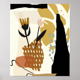 Botanical Abstracts Minimal 02 #illustration Poster