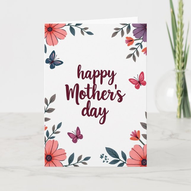 Botanical Affection Greeting Card (Front)