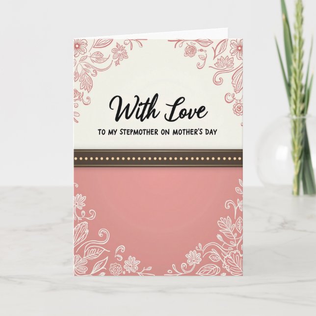 Botanical Affection Mothers Day Card (Front)