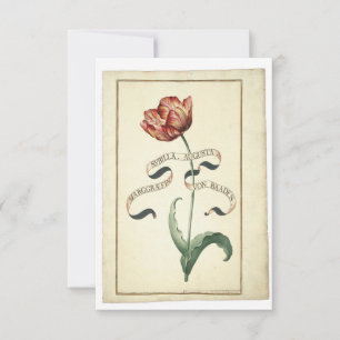 Botanical Antique Image Note Card