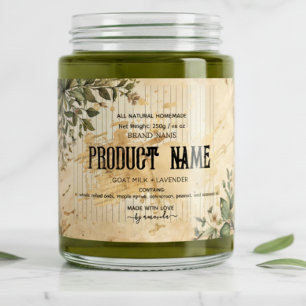 Botanical Apothecary Jar Labels